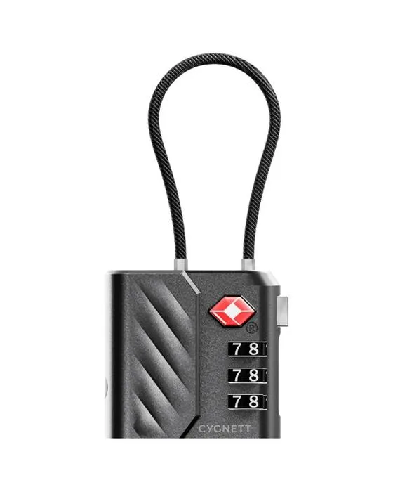 Marque de voyage et serrure de Voyager Bluetooth blanc