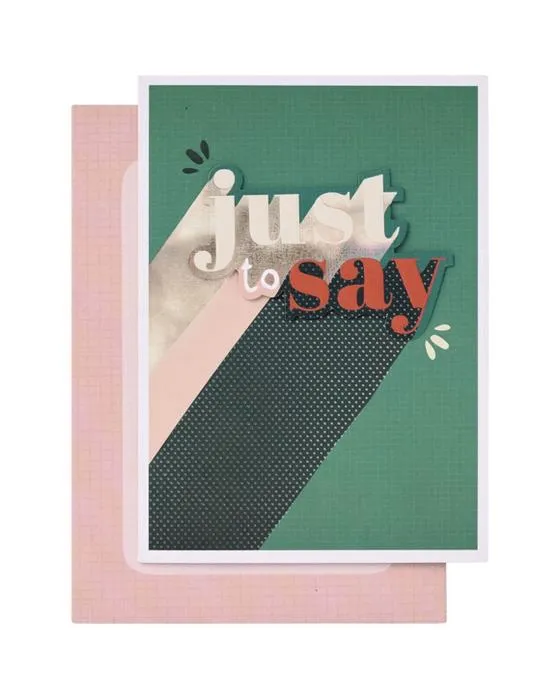 Lasting Impressions Carte Juste pour dire