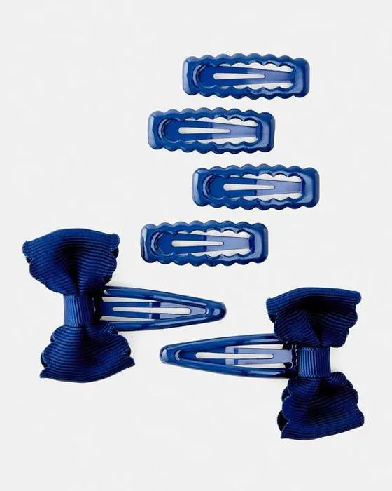 Set de clips pour cheveux à snap de 6 packs