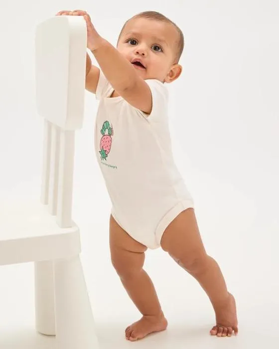 La combinaison de body en coton biologique pour bébé très faim Caterpillar