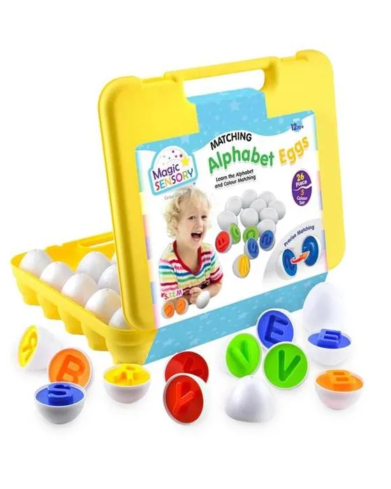 Oeufs d'alphabètes magiques