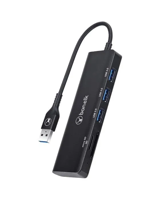 Oiseaux USB-A 5-en-1 Hub Noir