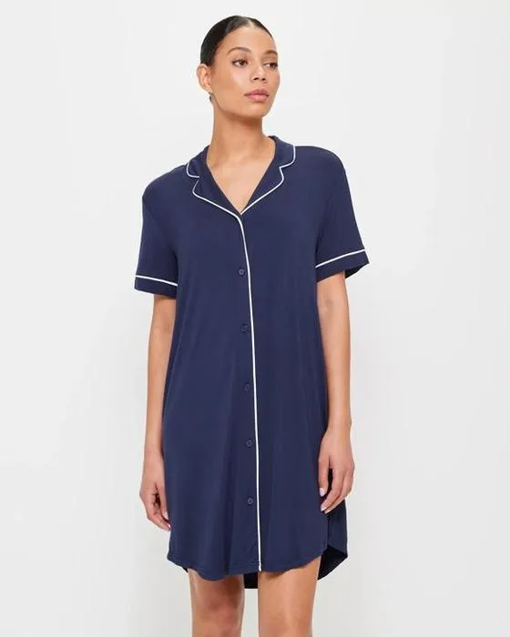 Cible Femme Bamboo manches courtes Sleep Nightie