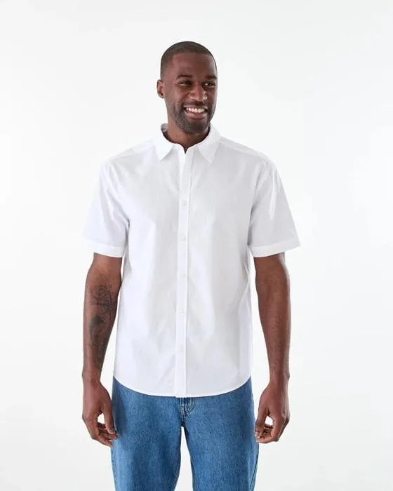 Chemise en coton manches courtes