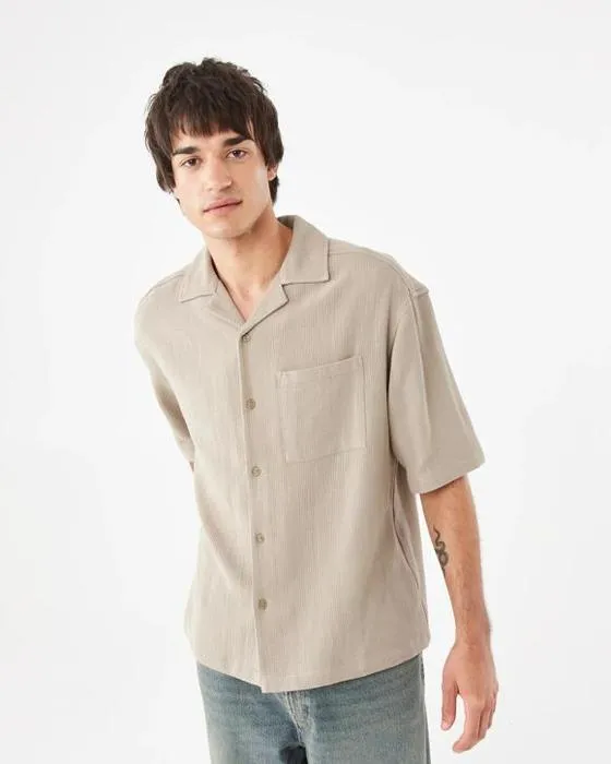 Chemise à manches courtes Boxy