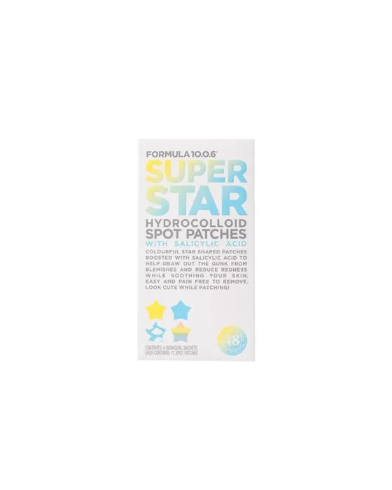 Formule 100,6 48 pièces Super Star Patches à taches hydrocolloïdes - acide salicylique