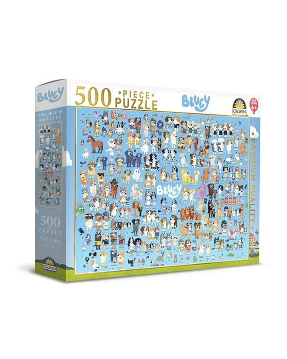 Ensemble de puzzles bleuâtres de 500 pièces