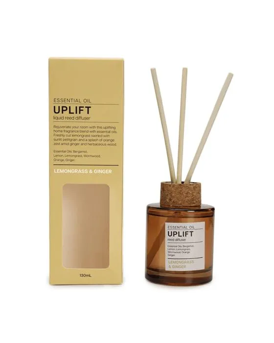 Aroma Uplifting Lemongrass & Ginger Huile essentielle Mélange Récipient liquide 130ml