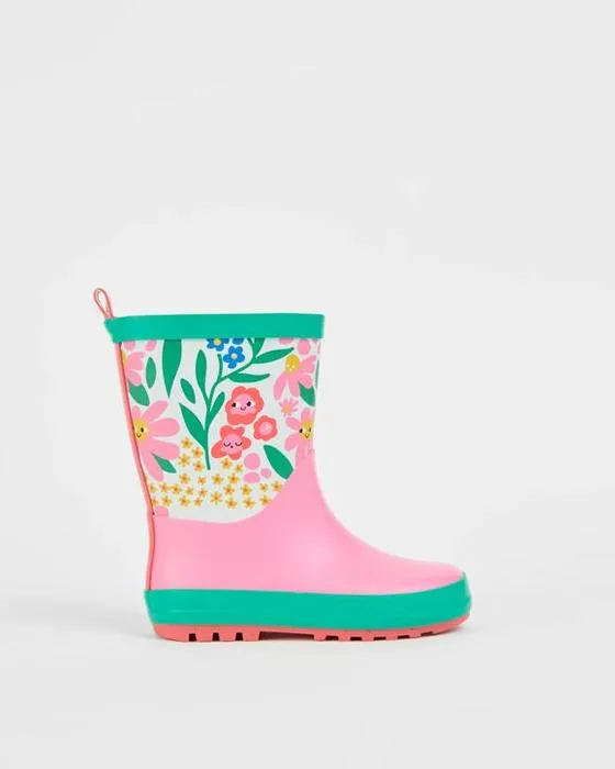Cibler les enfants Bright Floral Rainboot