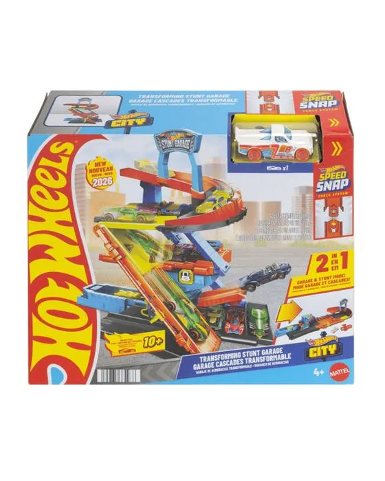 Hot Wheels City Transformer Stunt Garage Playset