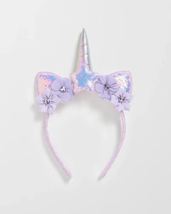 Bandeau de fleur de licorne des enfants cible