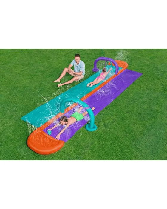 Double diapositive de drapeau de Bestway Frenzy