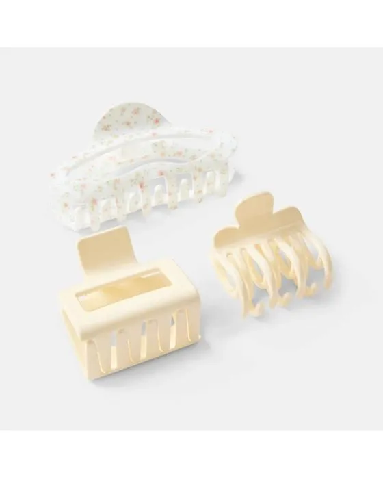 3 Pack Mix Déclaration Claw Cloches de cheveux