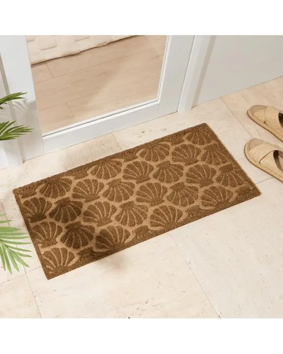 Tapis de porte débossés Shell - 100cm x 45cm