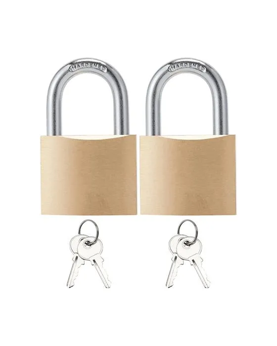 2 Pack 38mm en laiton Padlock
