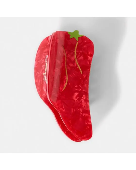Clip de cheveux de pinces de Chilli rouge