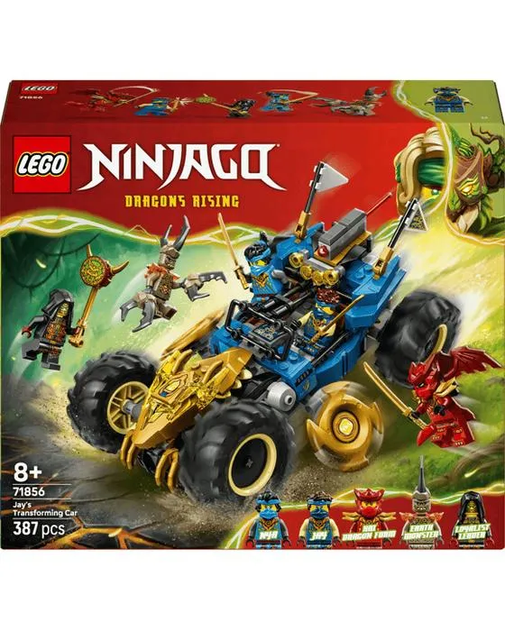La voiture de transformation de LEGO NINJAGO Jay 71856