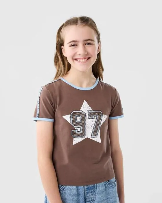 T-shirt Ringer manches courtes
