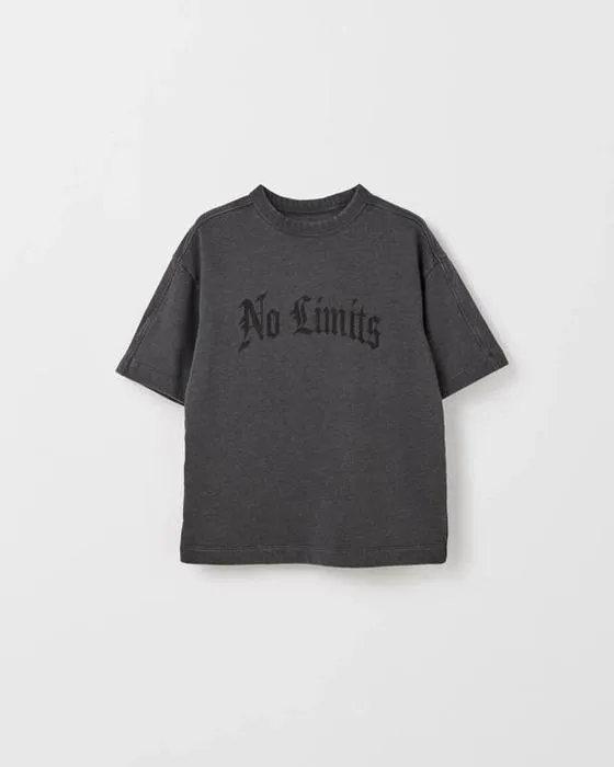 Cible Enfants Australien mélange de coton surdimensionné T-shirt lavé