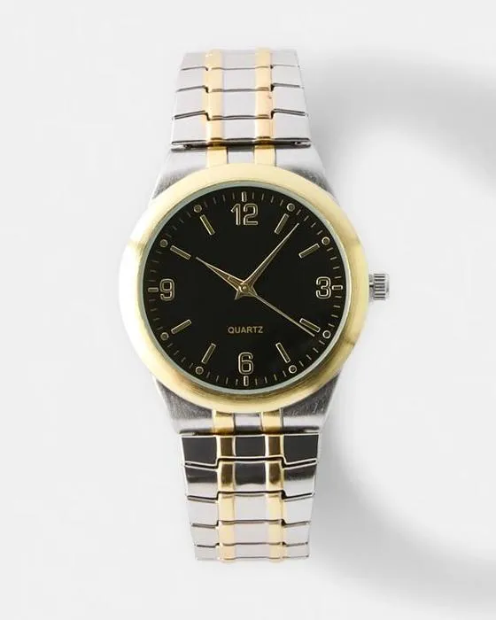 Montres hommes - Tone d'or et tone d'argent