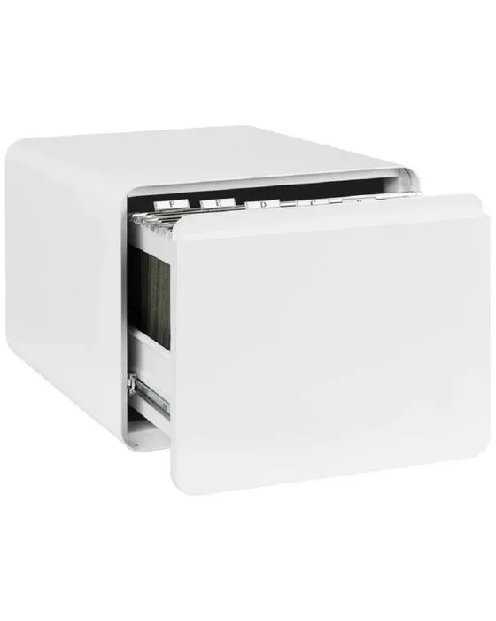 Venturo 1 Unité de dépôt des tiroirs Cabinets blancs classeurs Cabinets de dépôt