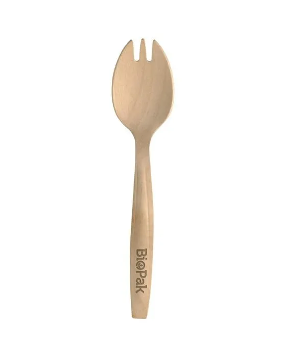 BioPak porte-monnaie en bois 16cm 1000 Pack