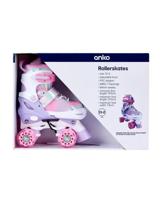 Anko Rollerkates - Taille 13 à 2 - Rose