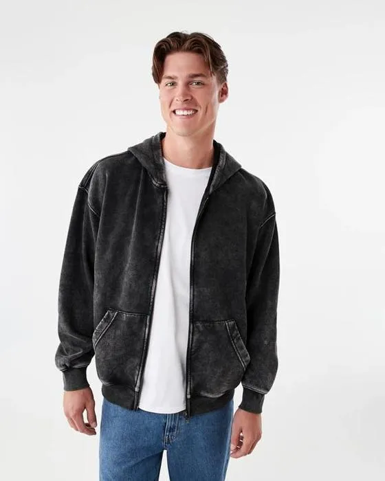 Boxy Zip à travers Hoodie