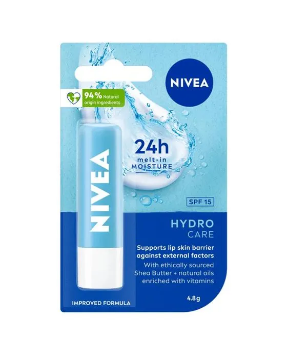 Baume à lèvres Nivea Hydro Care 4.8g
