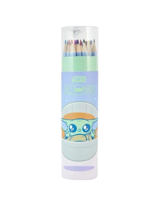 24 Pack Star Wars Grogu Crayons
