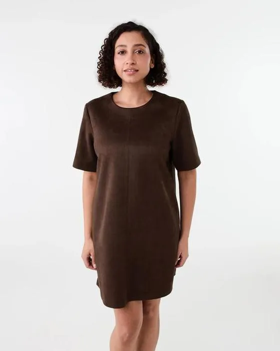 T-shirt Suedette courte Mini robe