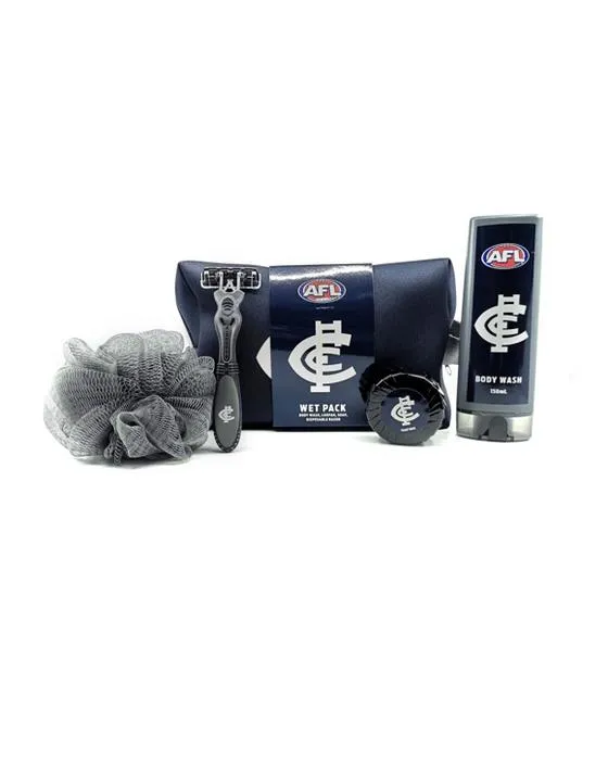 AFL Carlton Blues Pack humide avec accessoires
