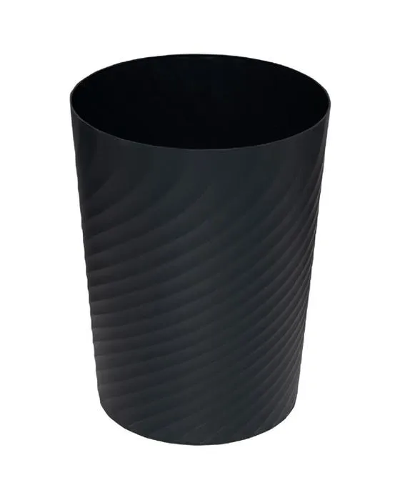 J.Burrows Plastic Wave Bin 12L Noir