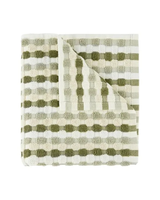 Serviette de main en coton vert popcorn