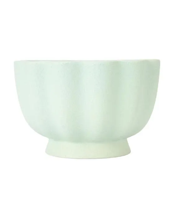 Bougie en céramique de Pédastal de vague de Sage