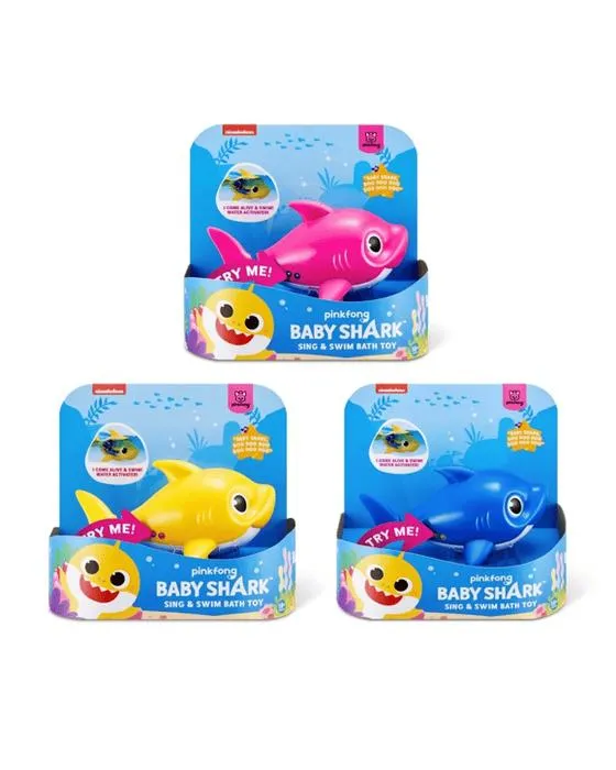 Nickelodeon Pinkfong Baby Shark Chant et jouet de bain de bain - Assortiment