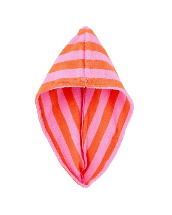 Turban de séchage des cheveux OXX pour le corps - Rose et orange