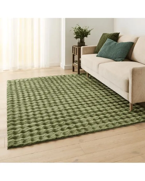 Rug de faux fourrure - Vert, Grand - 235cm x 160cm