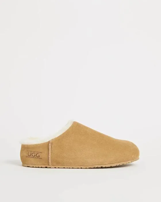 Boots et chaussons de design australiens Design australien Véritable Suede Cuir Cristy Scuffs