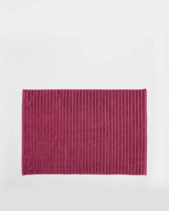 Tapis de bain pivotant de coton égyptien de luxe cible - rose