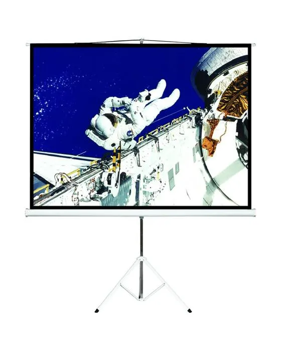 Écran de projection de trépied portable de 65 po de Bratck 16:9