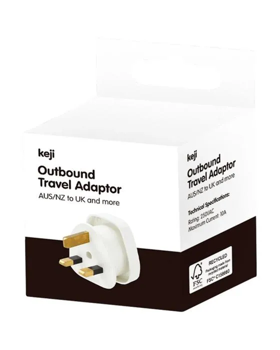 Adaptateur de voyage Keji Outbound UK