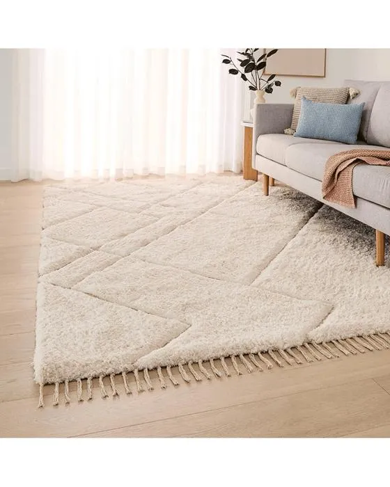 Sophia Rug - Blanc, Extra Grand - 270cm x 180cm