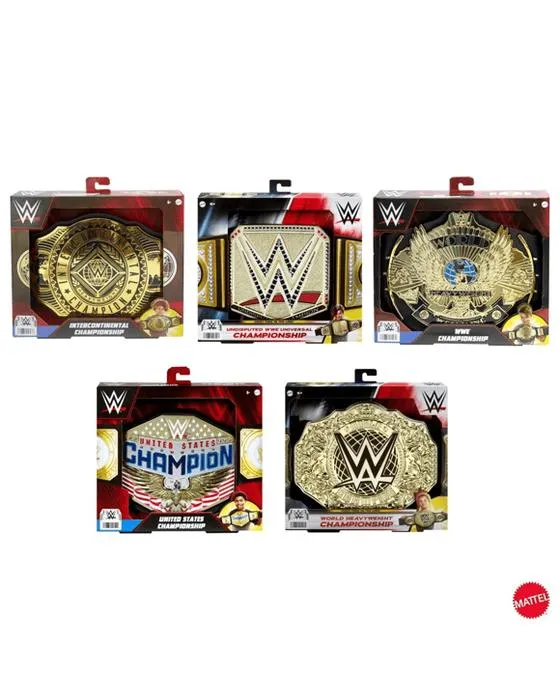 Ceinture de titre du Championnat WWE - Assortiment
