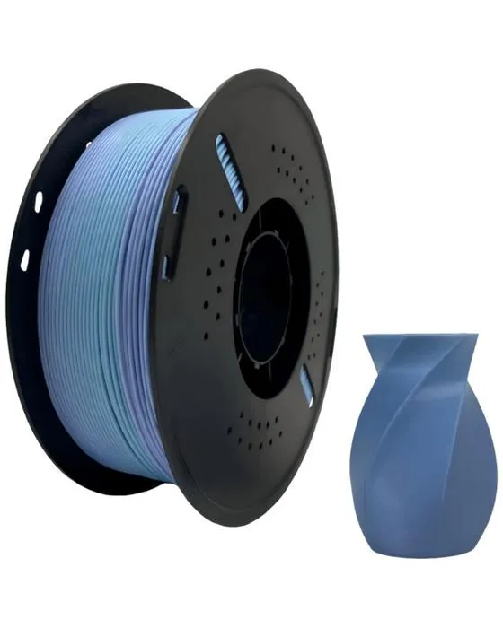 Clapet en soie PLA 3D Filament Gradient Bleu