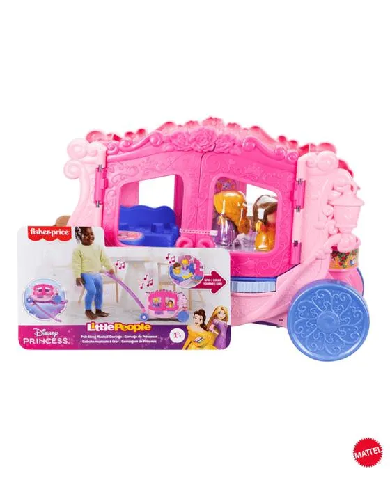 Mattel Fisher-Price Little People Disney Princess Jeu de transport musical longue durée - Multi