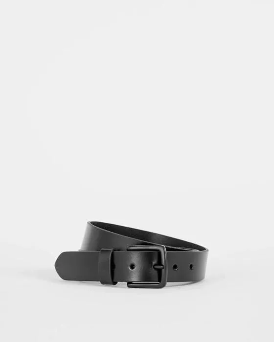 Ceinture en cuir véritable en cuir mat de cible