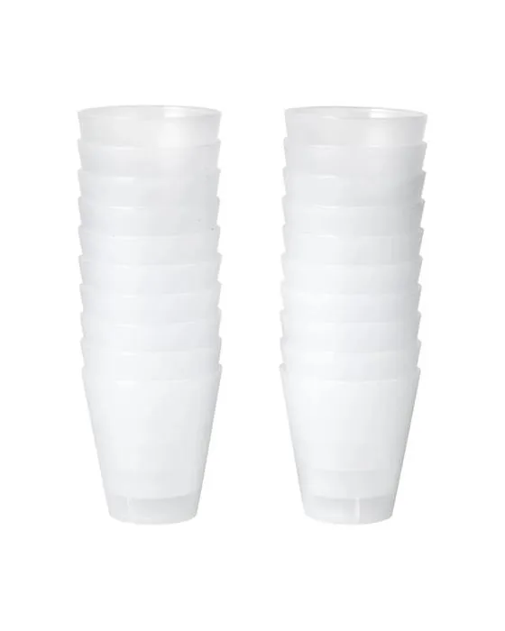 20 Pack de verres de tir en plastique réutilisables