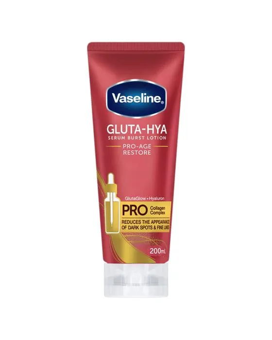 Vaseline Gluta-Hya Sérum Burst Pro-Age Restaurer Lotion du corps 200ml