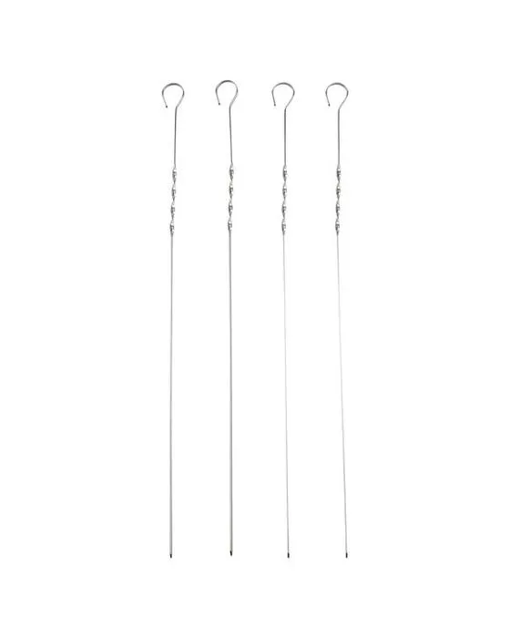 4 trousses de brochettes pour barbecue
